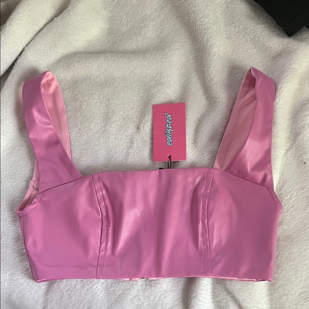 Edikted Leather Top